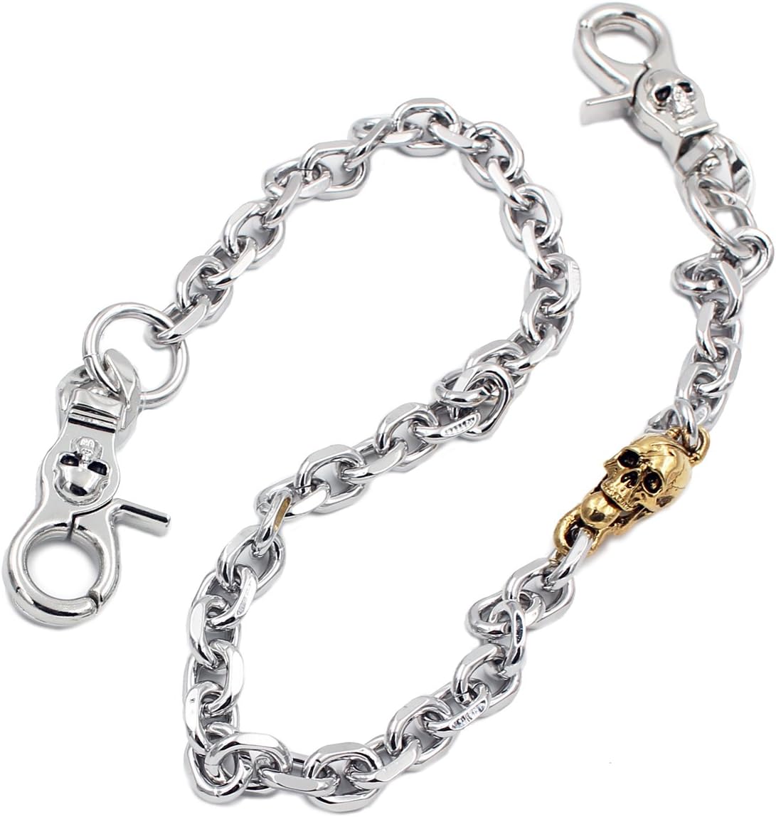 ミドルトラッカーウォレット｜本革｜クロムエクセル｜シルバー925